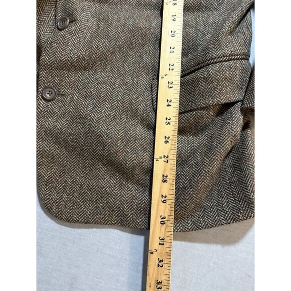 Hickey Freeman Mens Herringbone Cashmere Blazer Size 40 Old Money Classic Career - Picture 12 of 12
